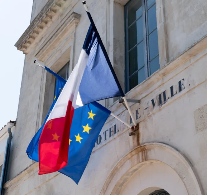 Photo d'illustration de la façade d'un hôtel de ville