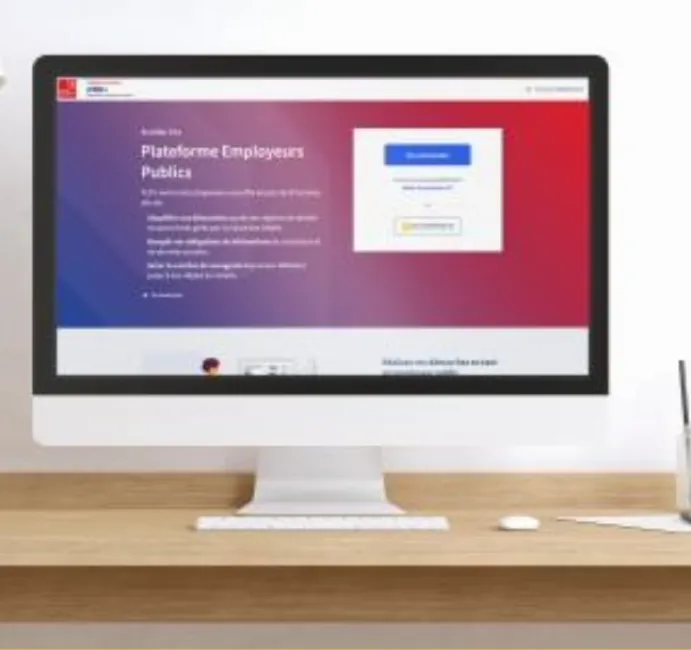 écran PC sur bureau