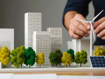 Photo d'une équipe urbanisme sur le terrain