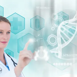 Image d'illustration d'une femme médecin 