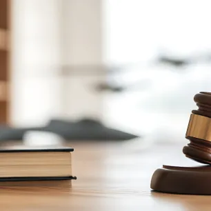 Photo d'un bureau de juriste