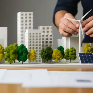 Photo d'une équipe urbanisme sur le terrain