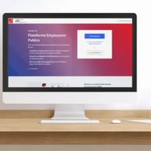 écran PC sur bureau