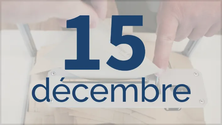 Image d'illustration d'un bulletin de vote glissé dans l'urne